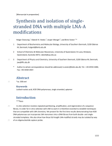 Synthesis and isolation of single