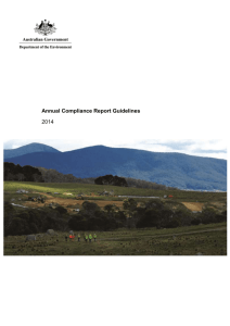 Annual Compliance Report Guidelines
