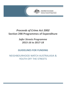 Safer Streets Programme - Guidelines for funding