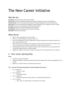 Carly Nelson: Executive Director of the Career Initiative