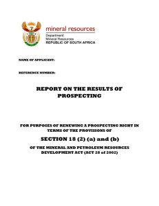 standard directive - Department of Mineral Resources
