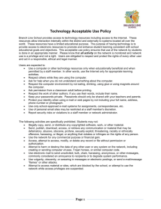 BLS Technology Acceptable Use and Internet Safety Policy