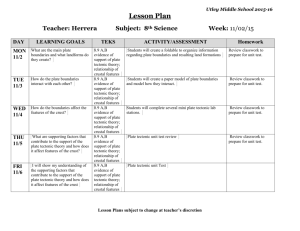 Lesson Plan Template - Herman E. Utley Middle School