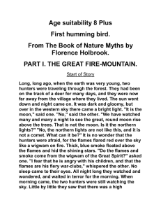 First humming bird.
