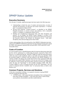 DPHEP_Project_Manager_Report_Feb2014 - Indico