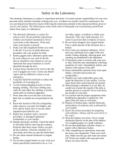 Handout 01 - Safety Rules