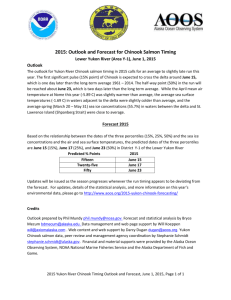 Final 2015 Outlook & Forecast - Alaska Ocean Observing System