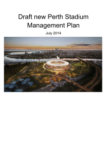 Draft new Perth Stadium Management Plan