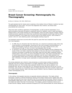 Mammography Vs. Thermography - Towamencin Family Chiropractic