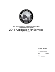 Dear Applicant - Gulf Coast Community Services Association
