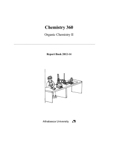CHEM 360 Report Book - Athabasca University
