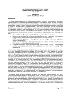 APIRI OSS Concept Paper - Institute of Transportation Engineers