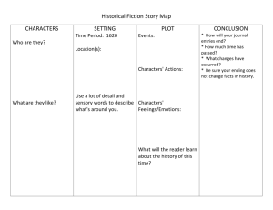 Historical Fiction Story Map - Mrs. Ramm`s Fourth Grade Class