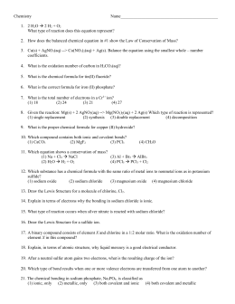 Ionic Compound Formula Writing Worksheet