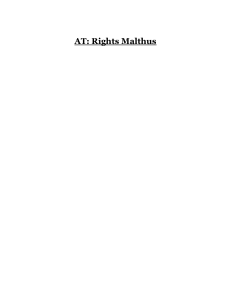 AT: Rights Malthus - Open Evidence Project