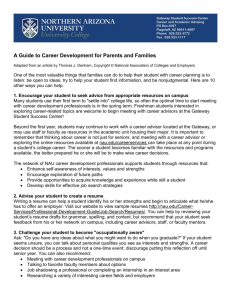 A Guide to Career Development for Parents and Families