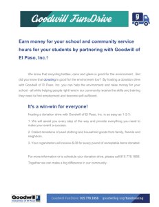 Earn money for your school and community service hours