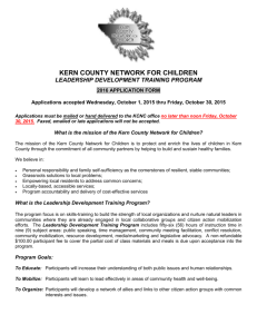 kern county network for children leadership development training