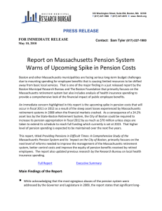 press release - Boston Municipal Research Bureau