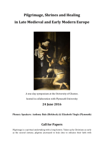 Pilgrimage Shrines and Healing in Late Medieval - My