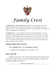 Family Crest Project