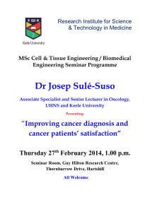 27 February 2014 - Dr Josep Sulé-Suso