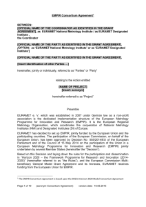 EMPIR Model Consortium Agreement v1.1