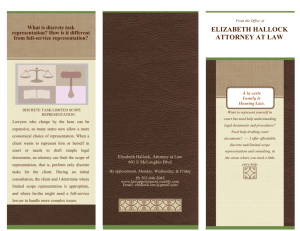 Brochure - The Law Office of liz hallock, jd