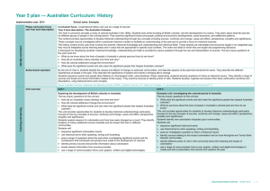 Year 5 plan - Queensland Curriculum and Assessment Authority
