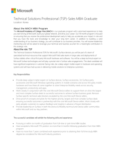 Technical Solutions Professional (TSP)