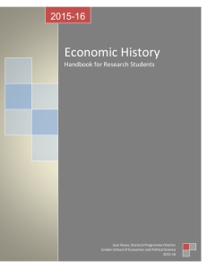 PhD Student Handbook 2015-6 - London School of Economics and