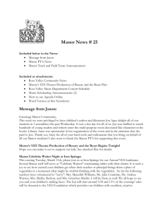Manor News #25 - 03/07/14 - Ross Valley School District