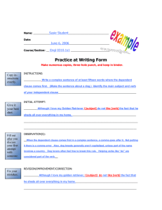 examples of completed forms