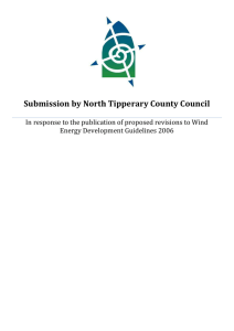Submission by North Tipperary County Council