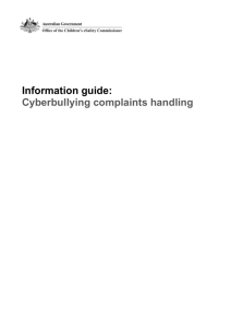 Cyberbullying complaints information guide DOCX