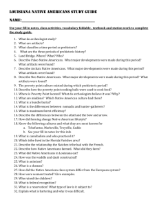 Native Americans Study guide