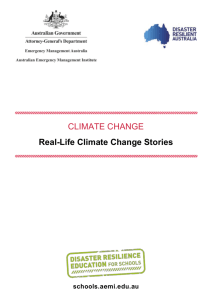 Real-Life Climate Change Stories [WORD 512KB]