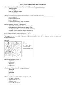 Unit C- Erosion and Deposition Study Guide/Review 1. How do