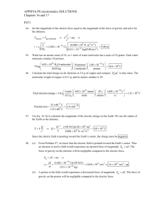 APPHY6.PS electrostatics SOLUTIONS