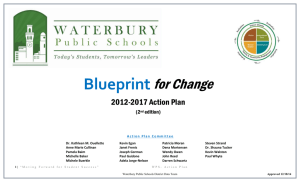 Blueprint for Change - Waterbury Public Schools