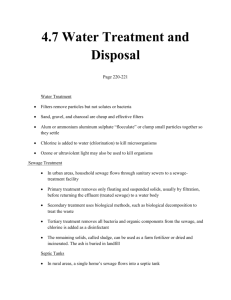 Water Treatment and Disposal