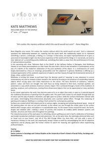 KATE MATTHEWS press release