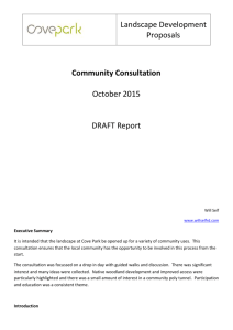 Community Consultation DRAFT report nophoto