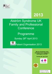 here - Alstrom Syndrome UK