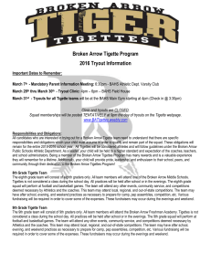 2106 Tryout Information