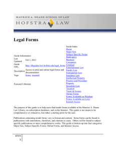 Legal Forms
