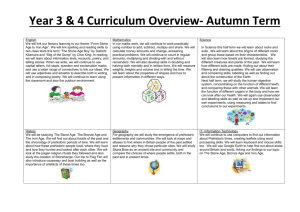 Year 3 & 4 Curriculum Overview