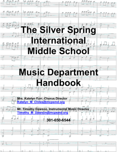 Instrumental Music Handbook for Students & Parents