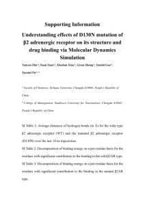 Supporting Information Understanding effects of D130N mutation of
