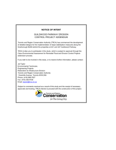 NOTICE OF INTENT GUILDWOOD PARKWAY EROSION CONTROL